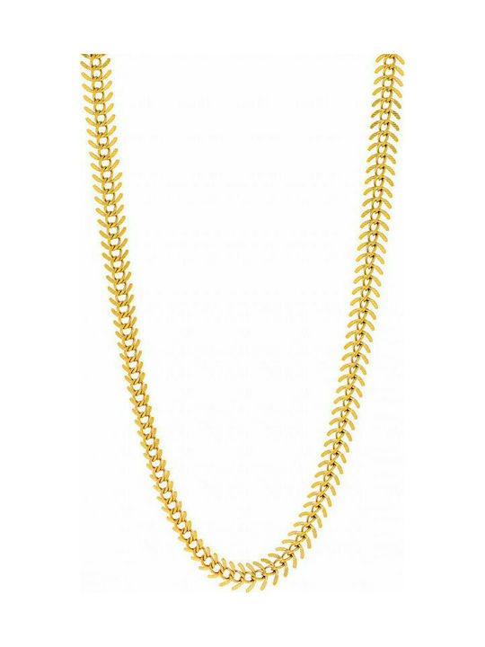 Visetti Necklace from Gold Plated Steel