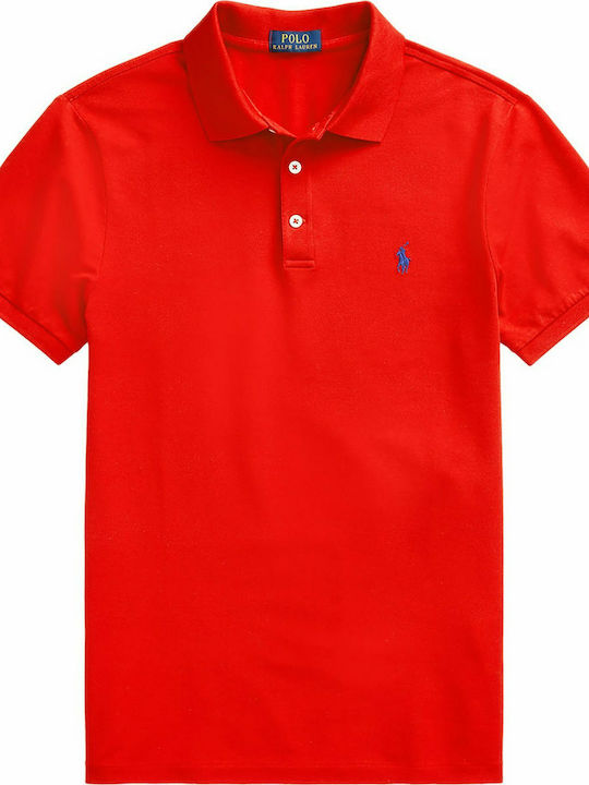 Ralph Lauren Herren Shirt Kurzarm Polo Rot