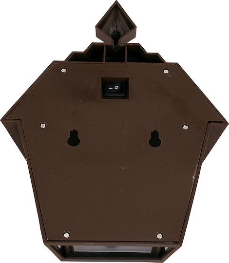 GloboStar Wall Mounted Solar Light Traffic light 1W 40lm Cold White 6000K with Motion Sensor and Photocell IP65