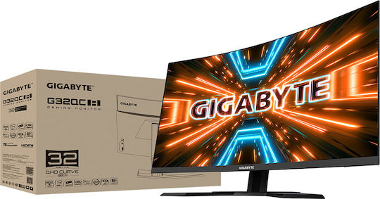 Gigabyte G32QC A VA HDR Curbat Monitor de jocuri 31.5" QHD 2560x1440 165Hz