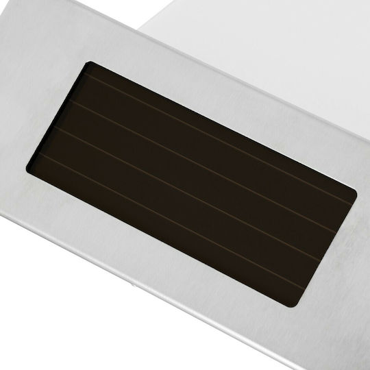 GloboStar Wall Mounted Solar Light House Number 1W 100lm Cold White 6000K with Motion Sensor and Photocell IP65