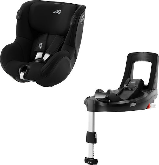 Britax Romer Dualfix i-Sense FlexBase Детско Столче за Кола i-Размер с Isofix космическо черно