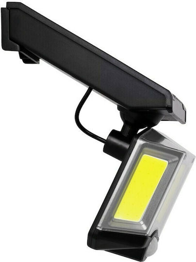 GloboStar Στεγανός Ηλιακός Προβολέας LED 20W Ψυχρό Λευκό 6000K με Αισθητήρα Κίνησης IP65