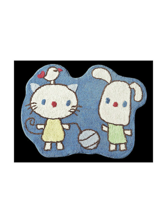 Nima Kids Cotton Rug Peekaboo Trolleto 01 50x80cm