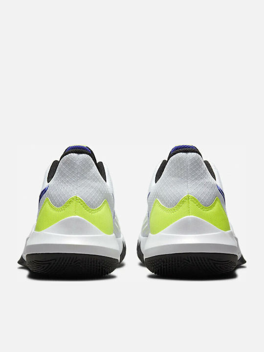 Precision 5 Low Basketball Shoes White / Black / Barely Volt / Volt