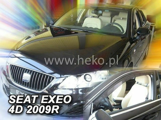 Heko Set of Windbreakers Front Car Dark Fime for Seat Exeo 2pcs