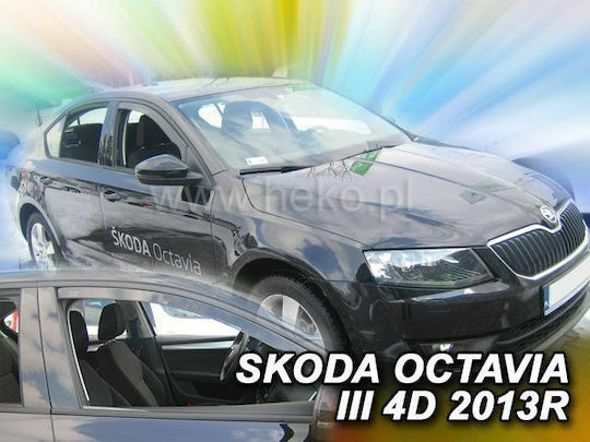 Heko Комплект Ветробрани Dark Fime за Skoda Октавия 2бр