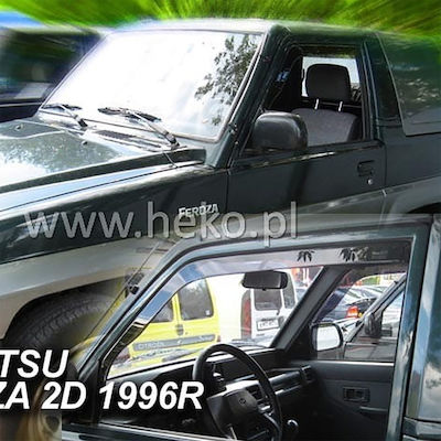 Heko Set of Windbreakers Front Car for Daihatsu Terios 2pcs