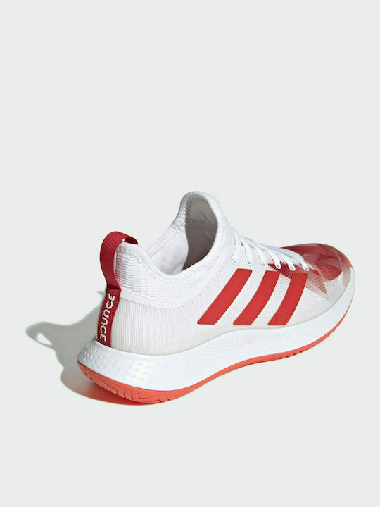 Adidas Defiant Generation Multicourt Women's Tennis Shoes for All Courts Cloud White / Red