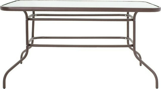 Τραπέζι Valor 140x80x70 Καφέ Τραπέζι Valor 140x80x70 Καφέ