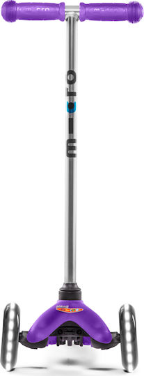 Micro Παιδικό Πατίνι Mini Classic LED Τρίτροχο για 2-5 Ετών Μωβ