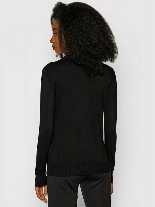 Guess Women's Blouse Cotton Long Sleeve Black