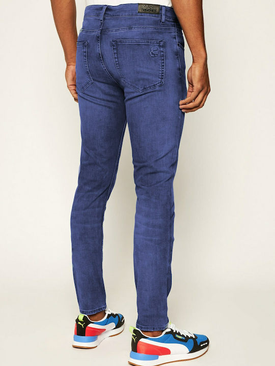 Karl Lagerfeld Herren Jeanshose in Slim Fit Marineblau