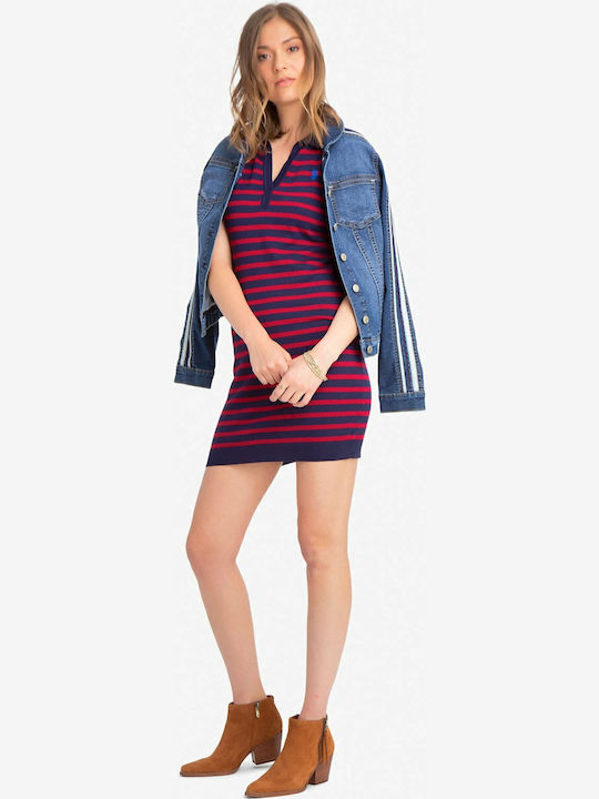 Καλοκαιρινό Mini Φόρεμα Navy Μπλε