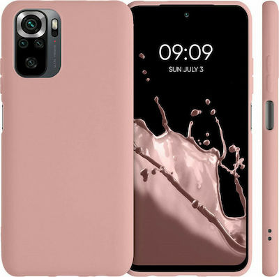 KWmobile Silicone Back Cover Rose Tan (Redmi Note 10 / 10s / Poco M5s)