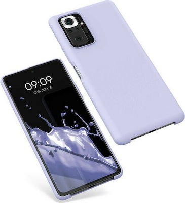 KWmobile Rubber Silicone Back Cover Pastel Lavender (Redmi Note 10 Pro)