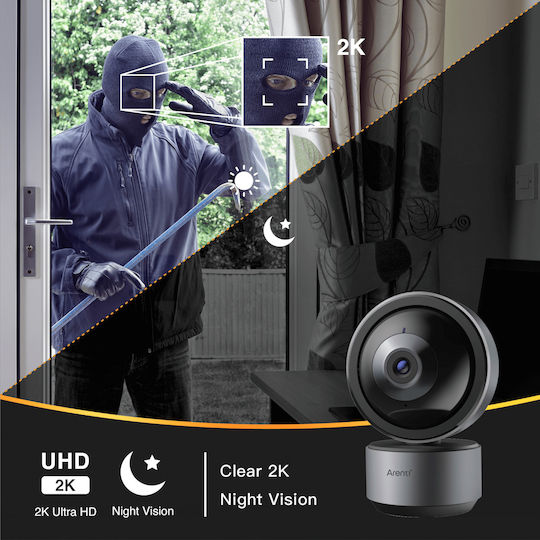 Arenti Dome1 IP Überwachungskamera Wi-Fi Full HD+ 3MP mit Zwei-Wege-Kommunikation