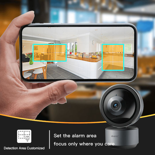 Arenti Dome1 IP Überwachungskamera Wi-Fi Full HD+ 3MP mit Zwei-Wege-Kommunikation