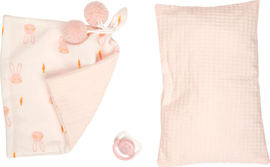 Munecas Arias Baby-Puppe mit Dundu und Kissen 33 cm
