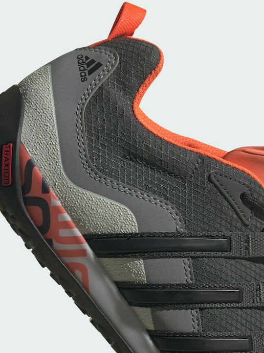 adidas Terrex Swift Solo Approach Men's Hiking Shoes Grey Six / Core Black / Solar Red