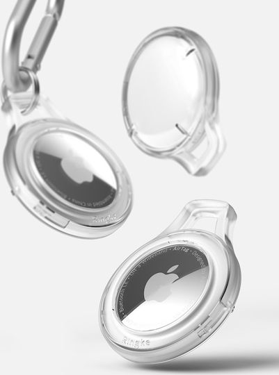 Ringke Slim Assorted Θήκη Μπρελόκ Σιλικόνης για AirTag σε Διάφανο χρώμα 4τμχ