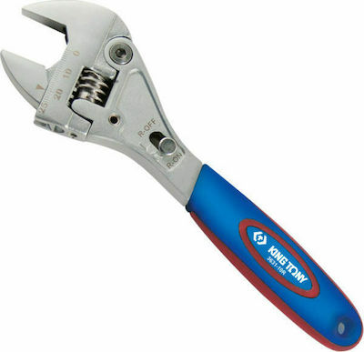 King Tony French Wrench with Adjustable Opening 32mm and Anti-Slip Handle 250mm