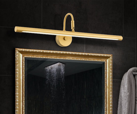 Luma Lamp Bathroom LED Gold 65x14cm