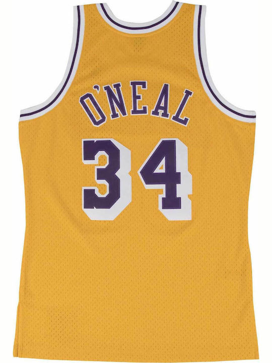 Mitchell & Ness Lakers SMJYGS18177-LALLTGD96SON Jersey Aussehen Basketball O'Neal 96 - O'Neal 96
