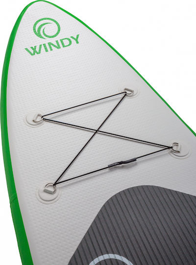 Eval Windy Φουσκωτή Σανίδα SUP με Μήκος 3m Πράσινη