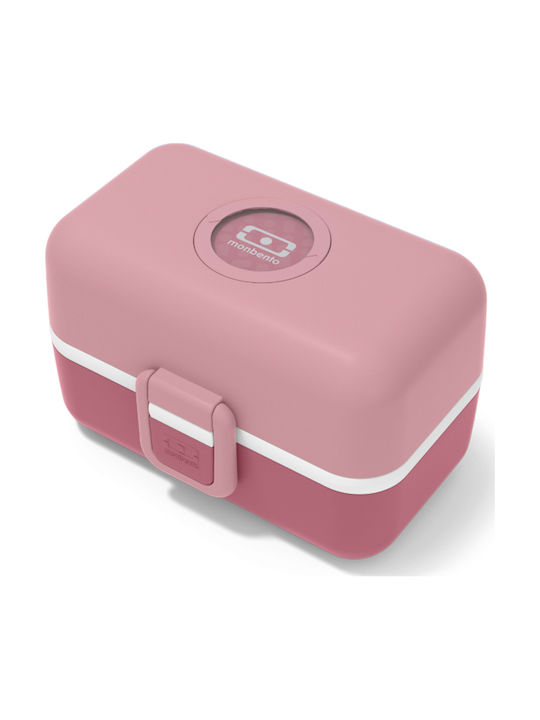 Monbento Bento Lunch Box Plastic Pink Blush Suitable for for Lid for Microwave Oven 800ml 1pcs