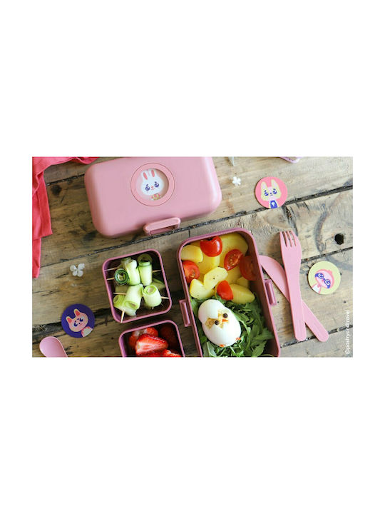 Monbento Microwave Plastic Lunch Box Bento Pink Blush 800ml