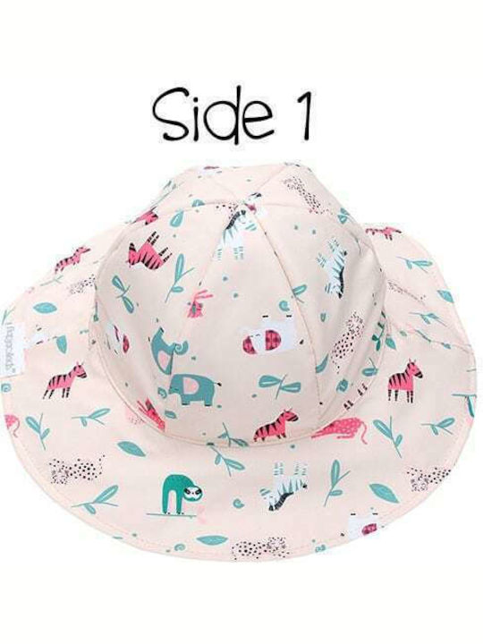 Flapjackkids Kids' Hat Bucket Fabric Sunscreen Pink