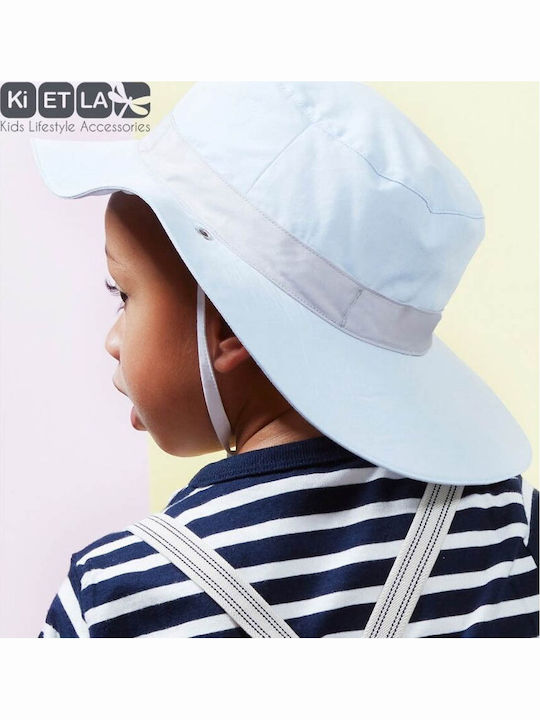 KiETLA Kids' Hat Fabric Sunscreen Panama Light Blue