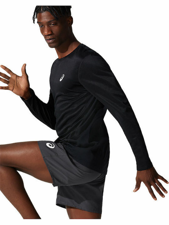 Core Long Sleeve Athletic Blouse Black