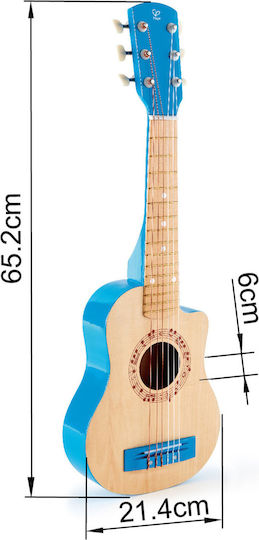 Hape Дървена Китара Lagoon за 4+ Години