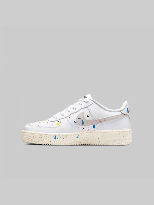 Nike Παιδικά Sneakers Air Force 1 Lv8 3 GS White / Sail