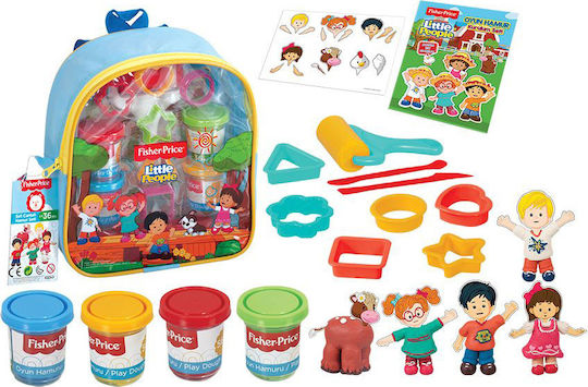 Fisher Price Knete Spiel-Set Für Kinder Ab 3 Jahren 4 Stück