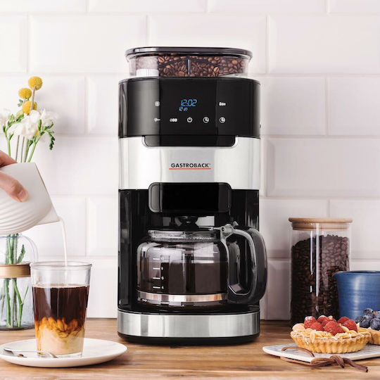 Gastroback Grind & Brew Pro Προγραμματιζόμενη Καφετιέρα Φίλτρου 900W