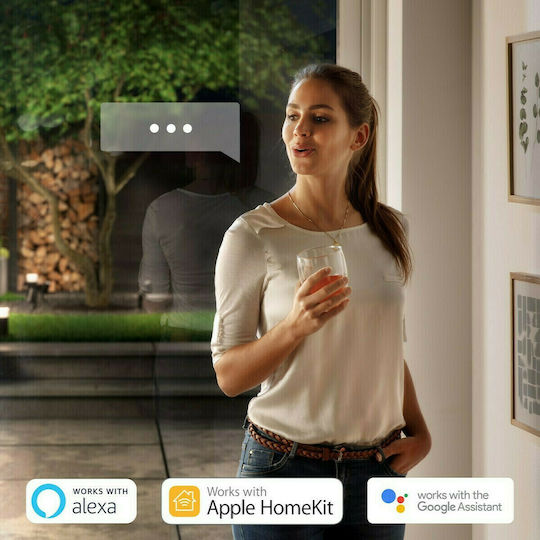 Philips Impress Wandmontierte Außen-Deckenleuchte LED IP44 8W mit Kaltweiß Licht 14.1x12x24εκ.