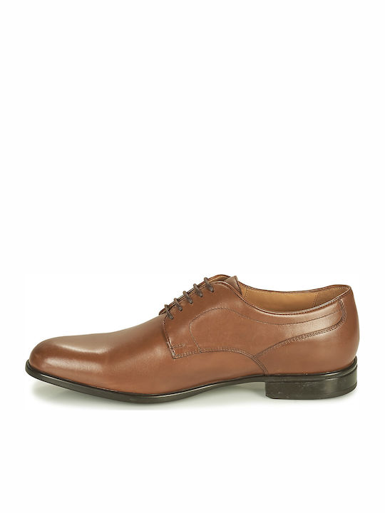 U Iacopo Men's Leather Dress Shoes Brown