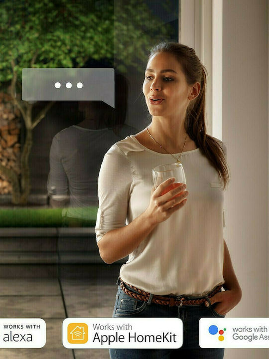 Philips Resonate Επιτοίχια Εξωτερική Πλαφονιέρα LED IP44 8W με Ψυχρό Λευκό Φως Διπλής Δέσμης 22x8x12.5εκ.