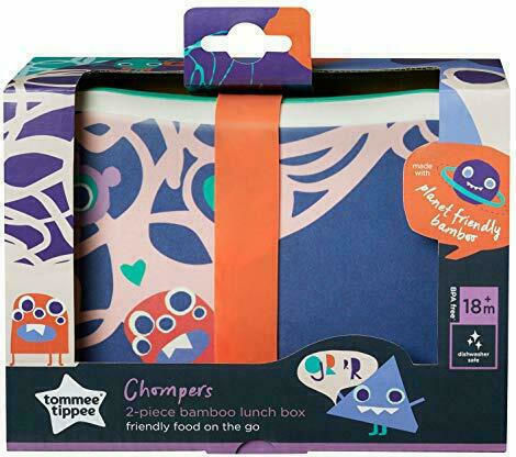 Tommee Tippee Παιδικό Σετ Φαγητού από Μπαμπού Πολύχρωμο