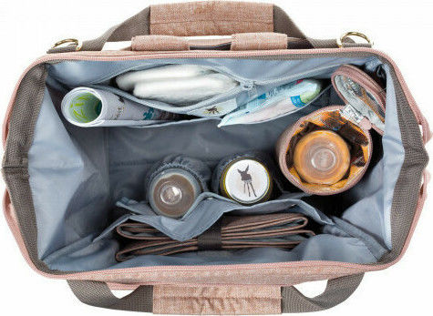 Laessig Wickeltasche-Wickeltasche Schulter/Hand Glam Goldie Rose