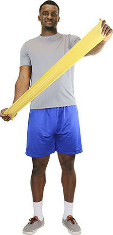 Cando Widerstandsbänder Elastisches Band Sehr leicht Beige 1.5m