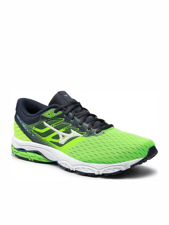 Mizuno Wave Prodigy 3 Ανδρικά Αθλητικά Παπούτσια Running Πράσινα