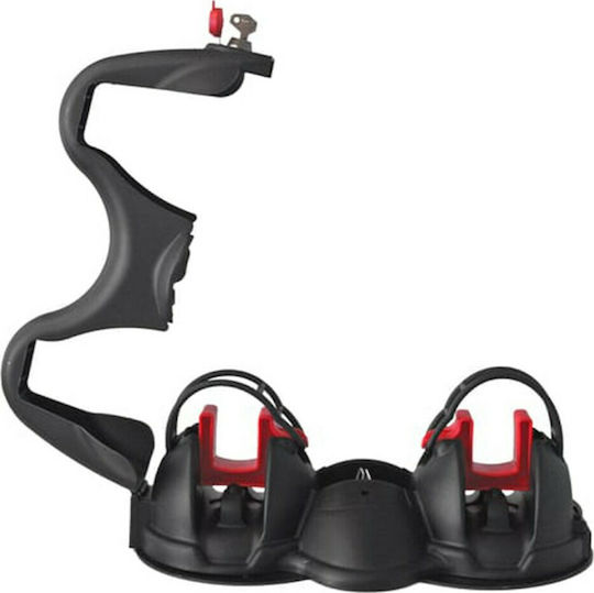 Menabo Himalaya Magnetic Car Ski Mounts Suitable for 2 Ski Pairs & 2 Baton Pairs