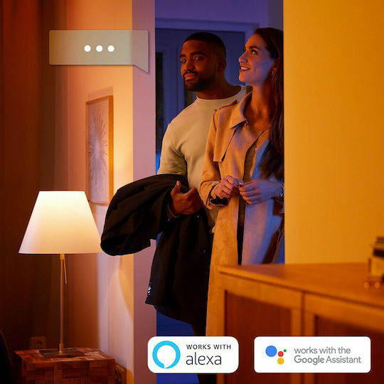Philips Hue Still Smart Ceiling Mount Light 39.1cm Black with Integrated LED