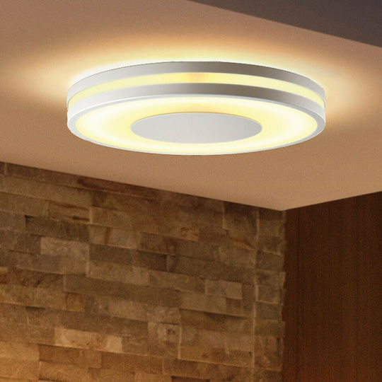Philips Hue Being Smart Ceiling Mount Light 34.8cm Silver with Integrated LED