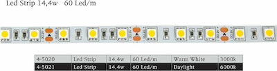 Spot Light LED Streifen Versorgung 24V mit Natürliches Weiß Licht Länge 5m und 120 LED pro Meter