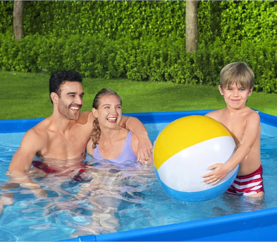Bestway Басейн PVC 3300л с Метална Рамка 300x201x66см Светлосин